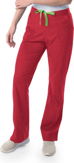 ProFlex Women's Straight-Leg Cargo Scrub Pant True Red Xtra Large