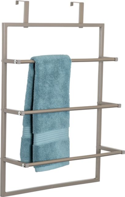 Extra long over discount the door towel rack