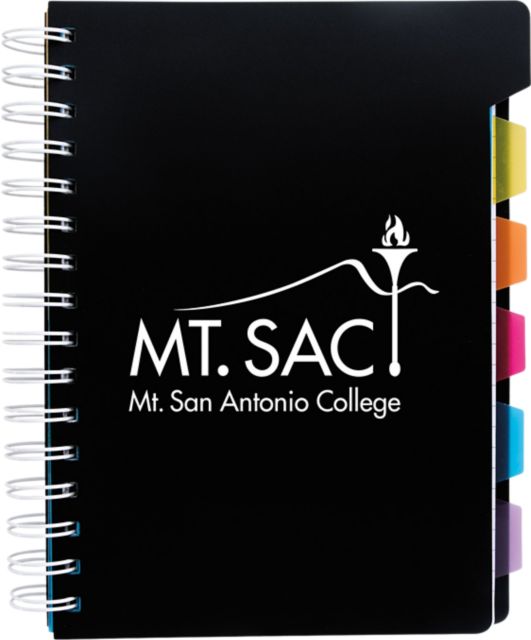 Mt. San Antonio College Notebook with Tabs