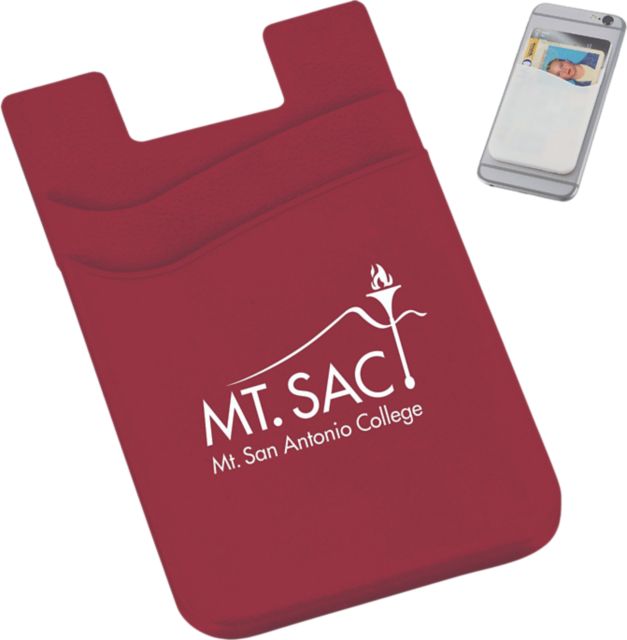 Mt. San Antonio College Silicone Card Wallet