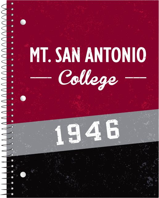 Mt. San Antonio College 70 Sheet Notebook