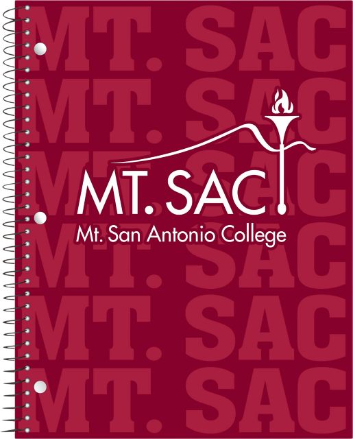 Mt. San Antonio College 1 Subject Notebook