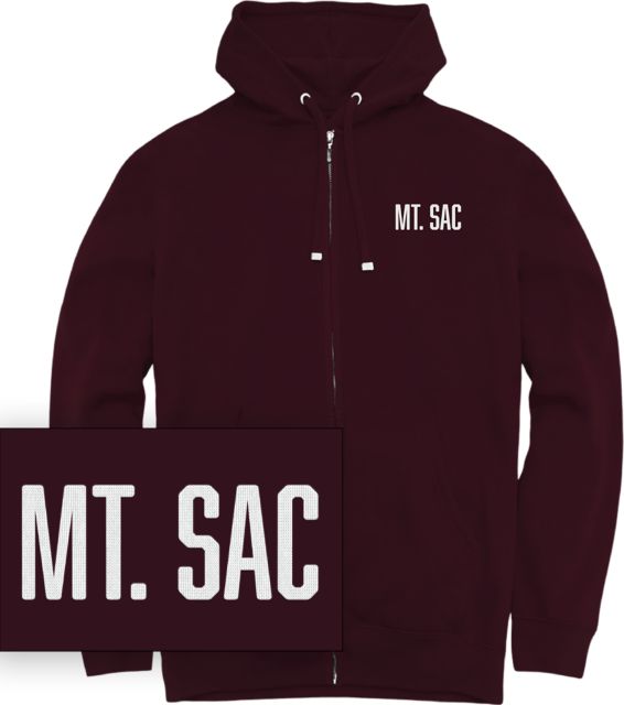 Mt. San Antonio College Chainstitch Full Zip Hooded Sweatshirt