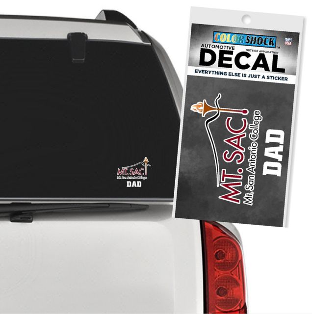 Mt. San Antonio College Mounties Dad Decal