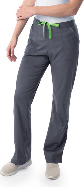 ProFlex Women's Straight-Leg Cargo Scrub Pant Steel Xtra Small