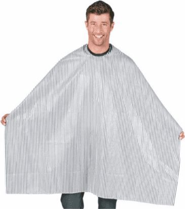SEERSUCKER BARBER CAPE
