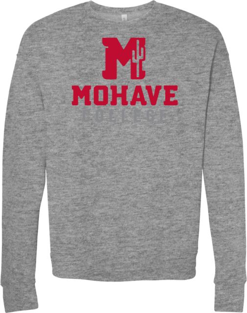 Mohave Bella + Canvas Fleece Crew Mohave College Stacked - ONLINE ONLY