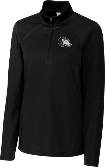 Mohave C&B Womens Clique Ice Pique Half Zip Mohave College Mascot Head - ONLINE ONLY
