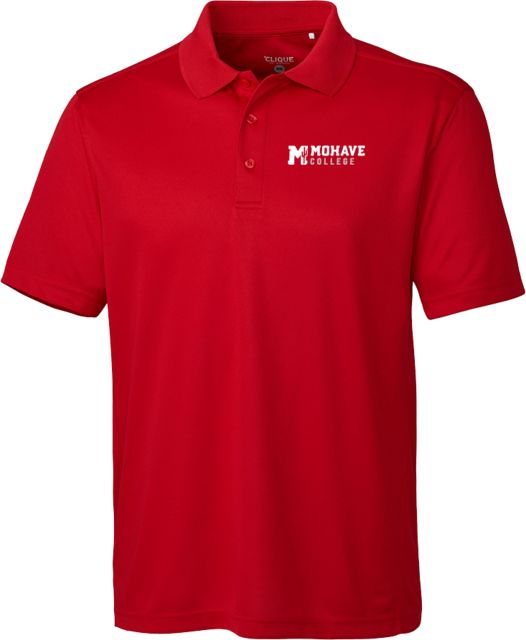 Mohave C&B Red Clique Ice Pique Polo Mohave College Flat - ONLINE ONLY