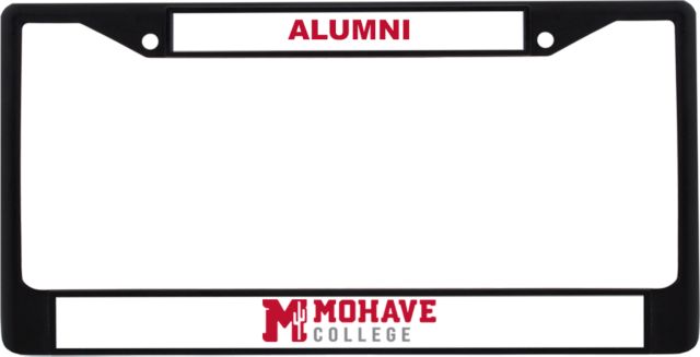 Mohave Alumni Metal License Plate Frame in Mohave College Flat - ONLINE ONLY
