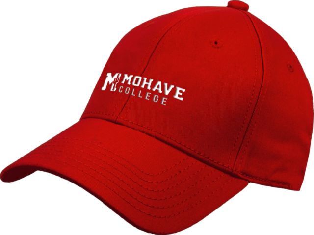 Mohave Red Structured Adjustable Pro Style Hat Mohave College Flat - ONLINE ONLY