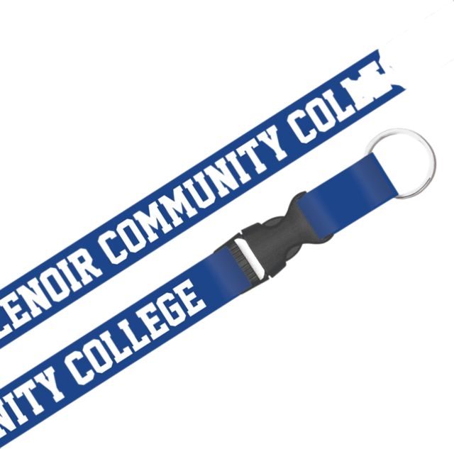 Lenoir Community College Lanyard with Buckle