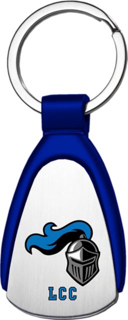 Lenoir Community College Tear Drop Key Tag