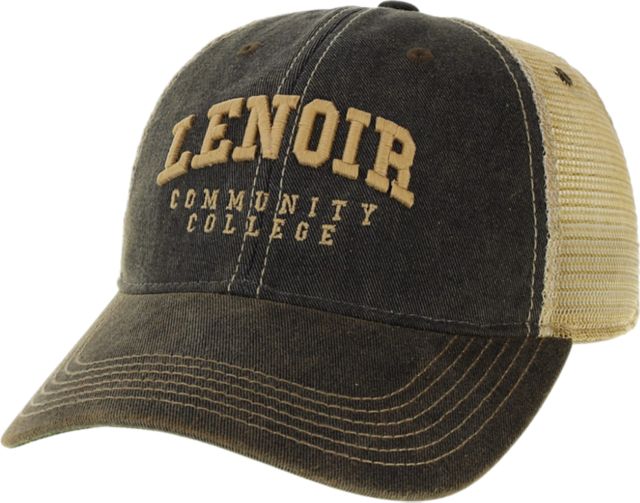 Lenoir Community College Patch Trucker Cap