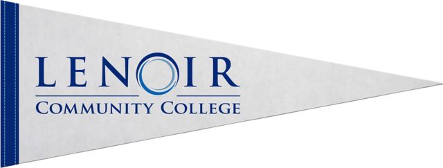 Lenoir Community College 9 x 24 Pennant