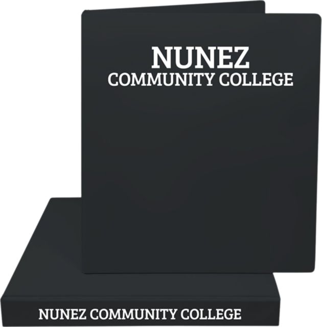 Nunez Community College 1'' Vinyl Binder