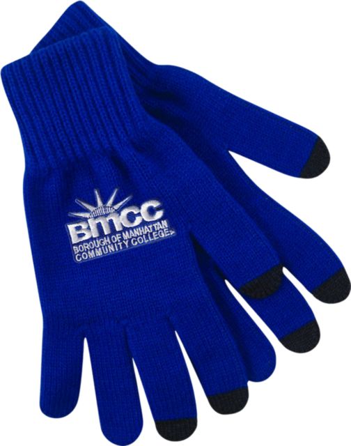 Borough of Manhattan Community College Text Gloves