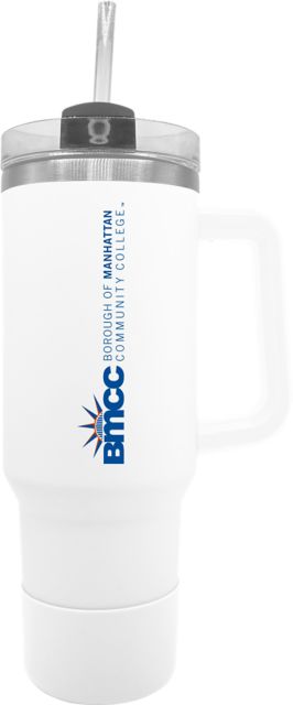 Borough of Manhattan Community College 40 oz. Straw Tumbler