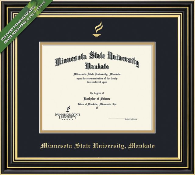 Minnesota State University Mankato 8.5'' x 11'' Prestige Diploma Frame