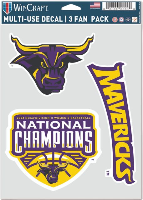 Minnesota State University Mavericks  Women's Basketball  2024 NCAA  D2 National Champions Fan Decal
