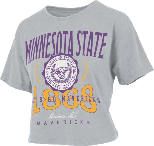 Minnesota State University Mankato Women's Crop Short Sleeve T-Shirt