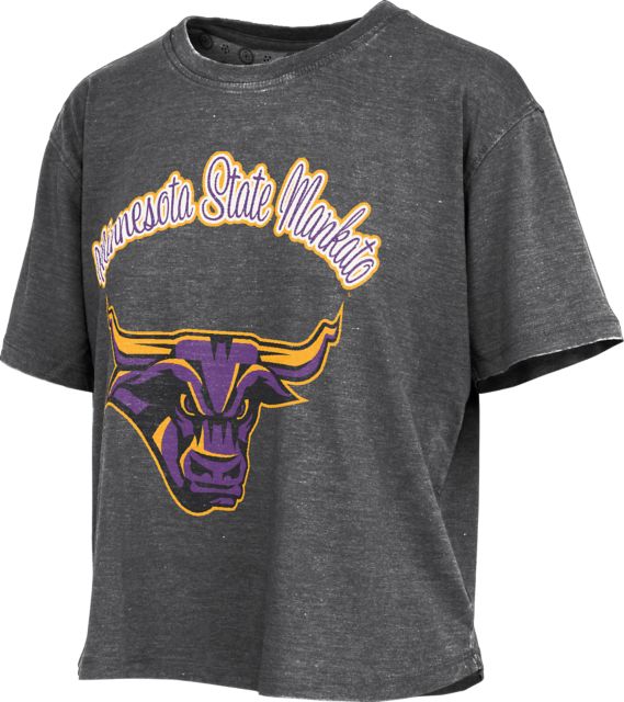 Minnesota State University Mankato Women's  Cropped Short Sleeve T-Shirt