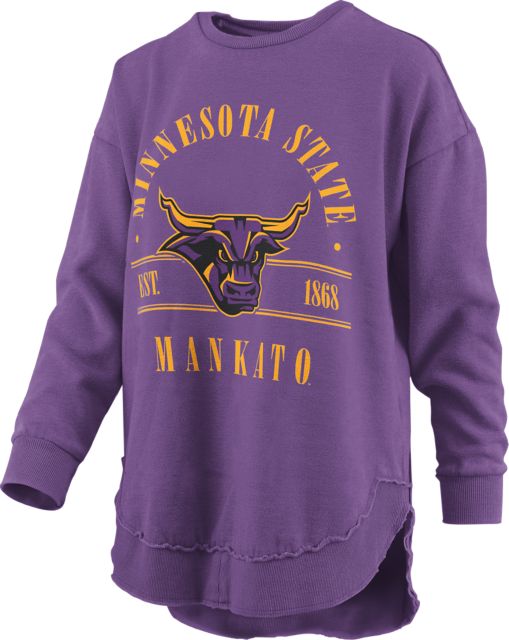 Minnesota State University Mankato Women's Oversized Crewneck Sweatshirt