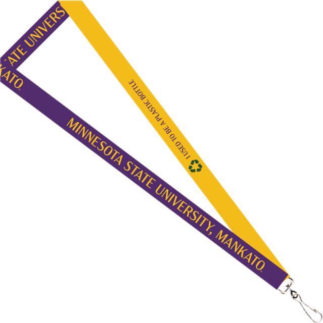 Minnesota State University Mankato Recycled Lanyard
