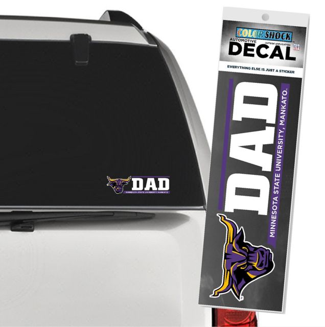 Minnesota State University Mankato Mavericks Dad Decal