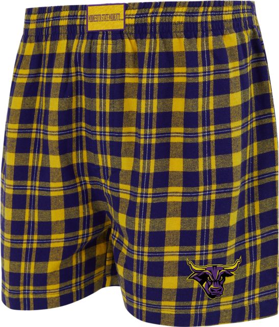 Minnesota State University Mankato Mavericks Flannel Boxers