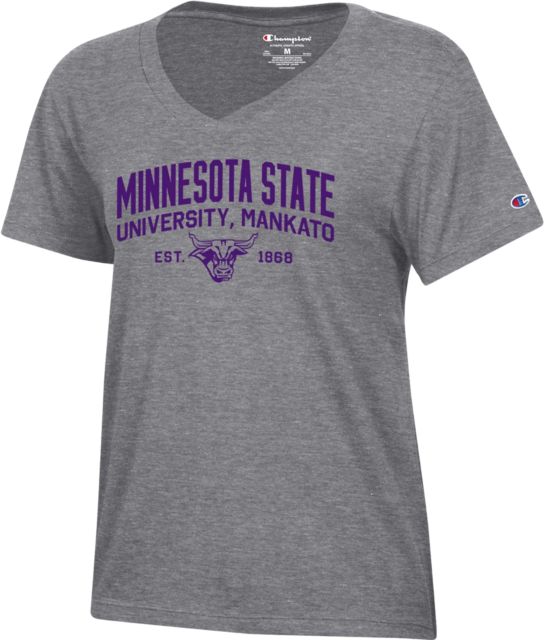 Minnesota State University Mankato Women's V-Neck Short Sleeve T-Shirt