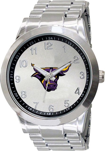 Minnesota State University Mankato 44mm Men's Stainless Steel Watch