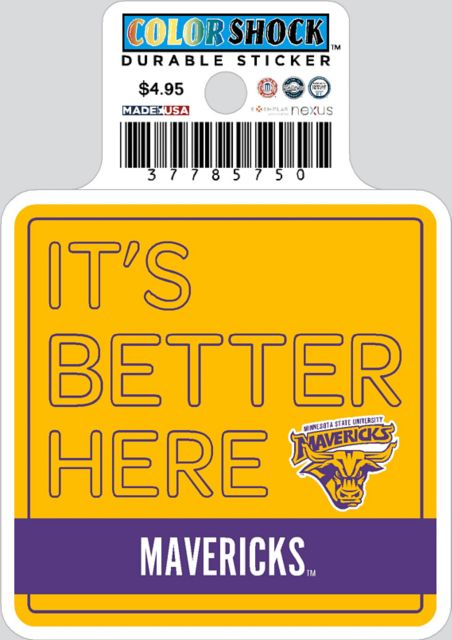 Minnesota State University Mankato Mavericks Durable Sticker