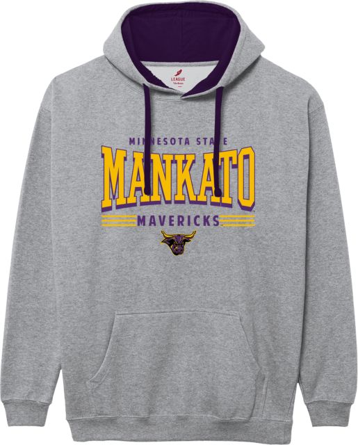 Minnesota State University Mankato Mavericks Colorblock Hooded Sweatshirt