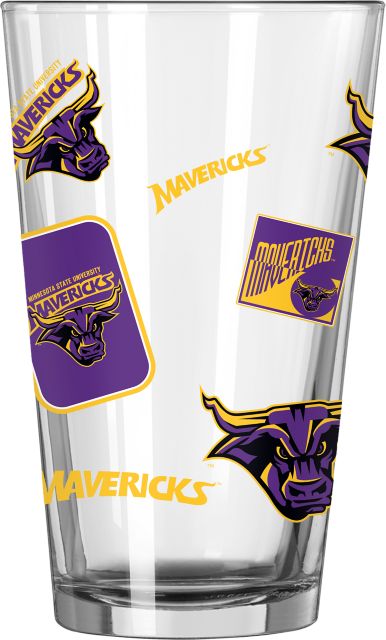 Minnesota State University Mankato 16 oz. Pint Glass