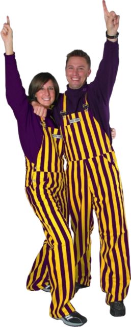 Minnesota State University Mankato Stripe Game Bib Overalls