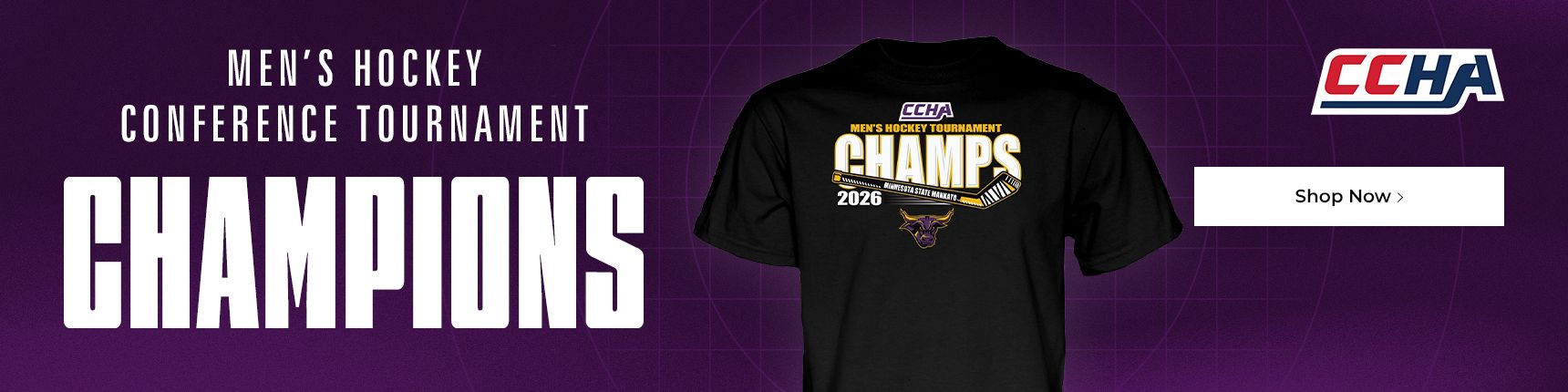 Mne's Hockey Conference Tournament Champions! Shop Now.