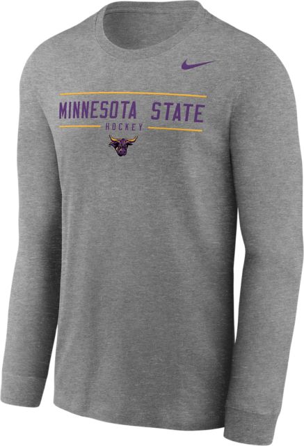 Minnesota State University Mankato Hockey Long Sleeve T-Shirt