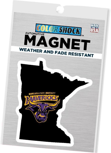 Minnesota State University Mankato 4x4 Magnet