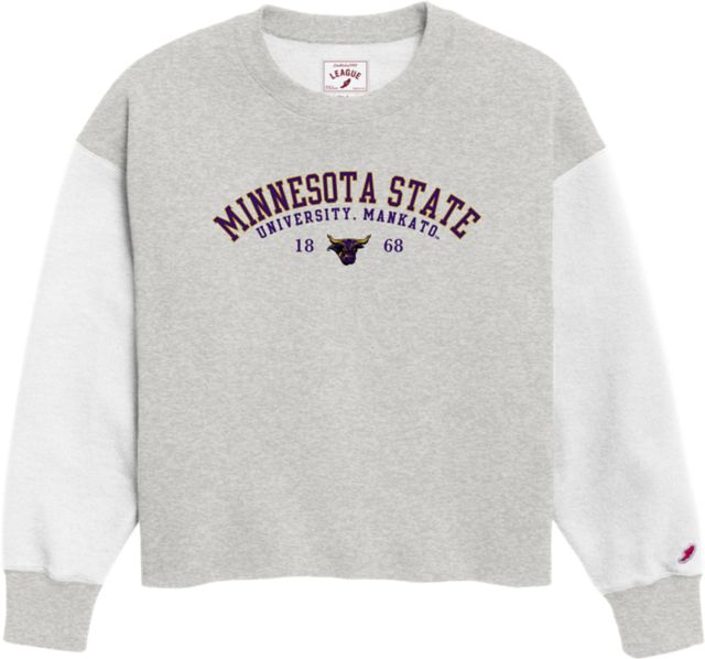 Minnesota State University Mankato Women's Oversized Crewneck Sweatshirt