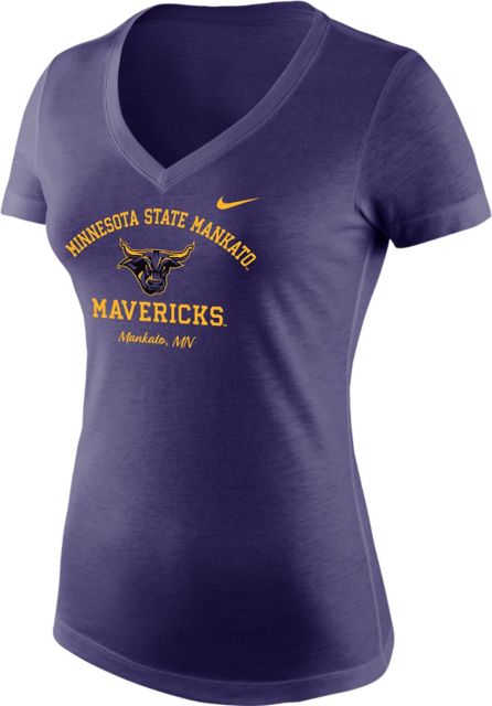 Minnesota State University Mankato Women's V-Neck Short Sleeve T-Shirt