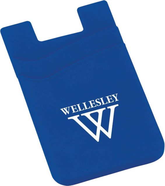 Wellesley College Silicone Card Wallet