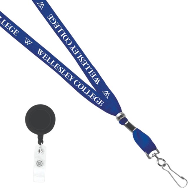 Wellesley College 3-8'' J Hook Lanyard