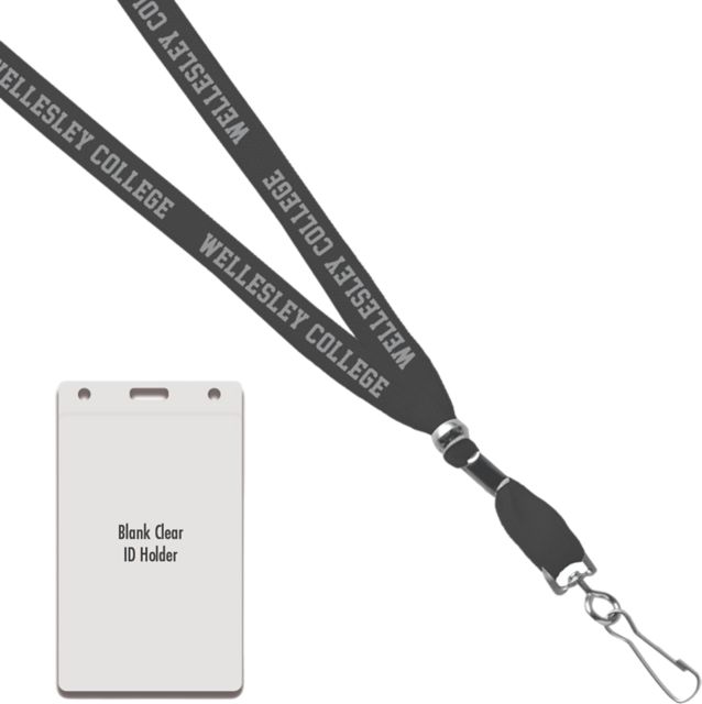 Wellesley College Card Dispenser Lanyard