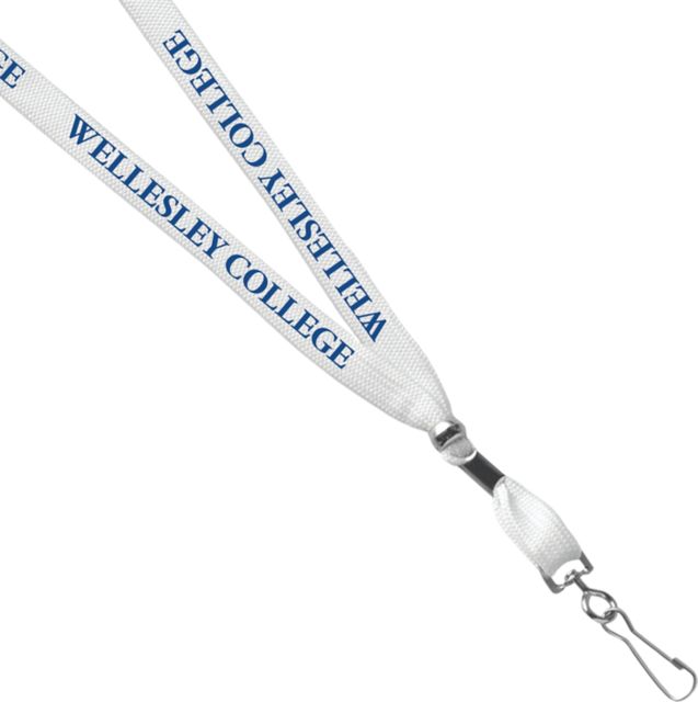 Wellesley College 3/8 '' Swivel Hook Lanyard
