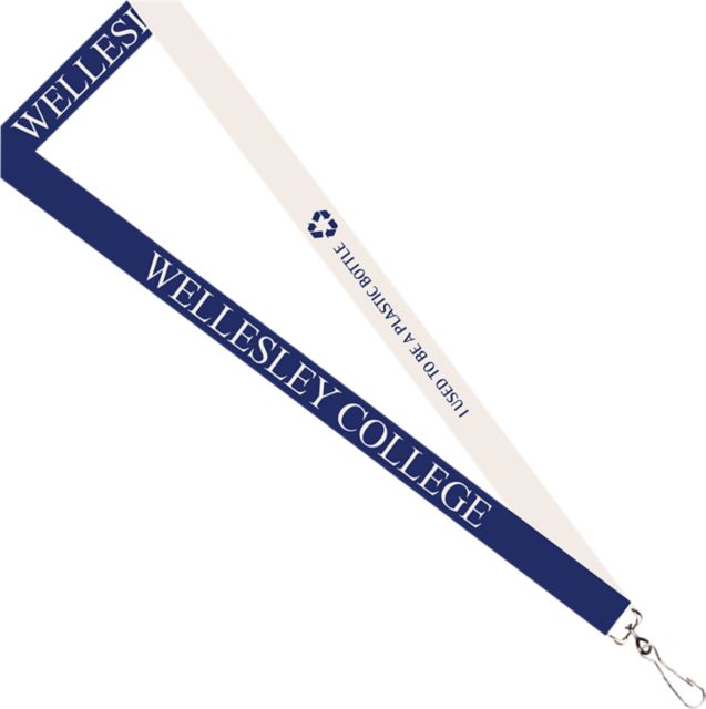 Wellesley College Recycled Lanyard