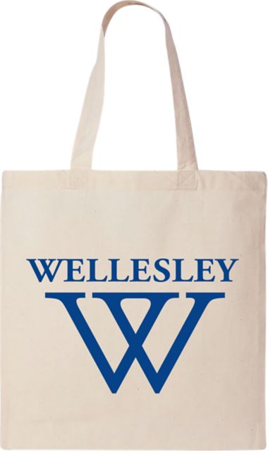 Wellesley College 15 x 16 Canvas Tote Bag
