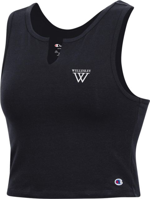 Wellesley College Women's Split Neck Tank Top