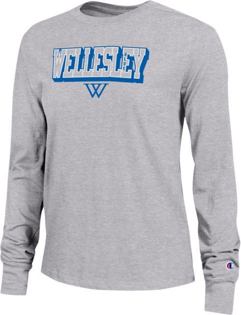 Wellesley College Blue Women's Long Sleeve T-Shirt