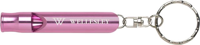 Wellesley College Whistle Keychain